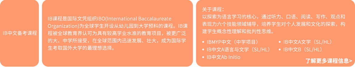 IB中文备考课程